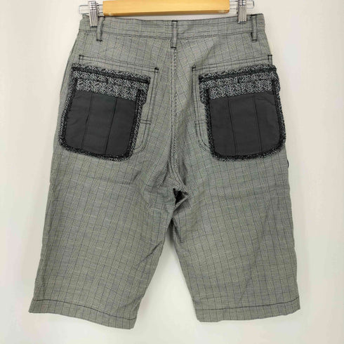 コムデギャルソンオムプリュス COMME des GARCONS HOMME PLUS AD2009 10SS Random Collage期 コットン チェック デザインポケット ショーツ メンズ JPN:XS