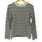 アニエスベーオム Agnes b.homme L/S ボーダークルーネックTシャツ レディース JPN:0