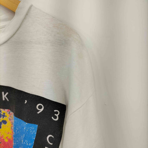 90S~00S 裾シングル アートプリントTシャツ メンズ import:XL