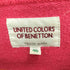 ユナイテッドカラーズオブベネトン UNITED COLORS OF BENETTON ビッグロゴトレーナー メンズ JPN:46