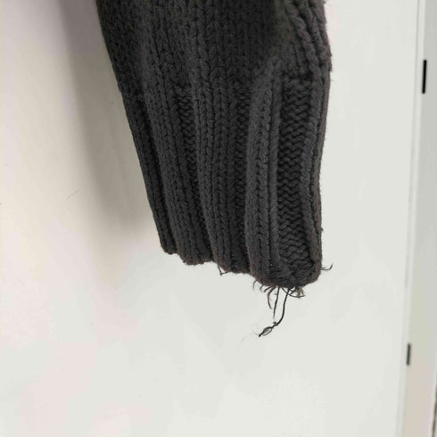 ギャップ Gap 90S 畔編み コットンクルーネックローゲージニット メンズ import:L