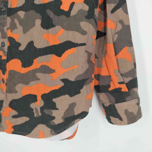 コロンビア Columbia シャモアクロス カモフラシャツ メンズ M