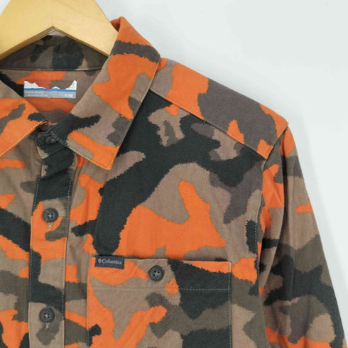 コロンビア Columbia シャモアクロス カモフラシャツ メンズ M