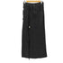 アンドゥムルメステール Ann DEMEULEMEESTER 22SS 裾カットオフブラックデニムロングスカート レディース EUR:36