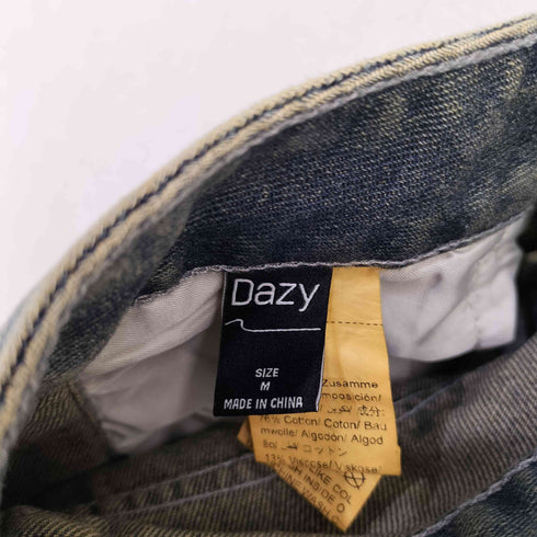 デイジー DAZY ウェーブカットデニムパンツ レディース M