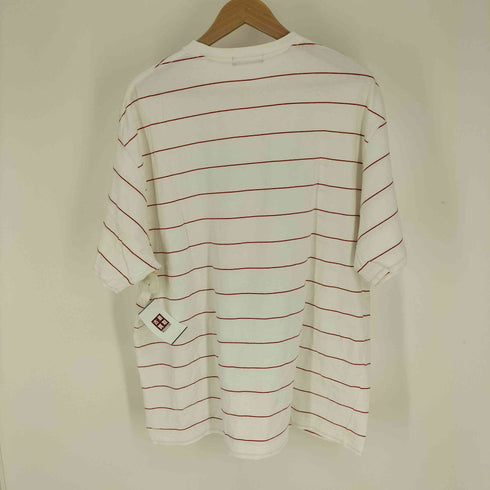 ノーティカ NAUTICA 23SS Pin Border Logo S/S Tee ピンボーダー ロゴ ショートスリーブTシャツ メンズ import:XL