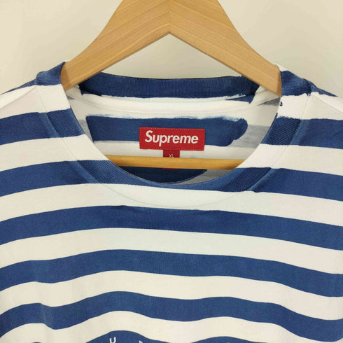 シュプリーム Supreme 24SS Overprint Stripe S/S Top メンズ import:XL