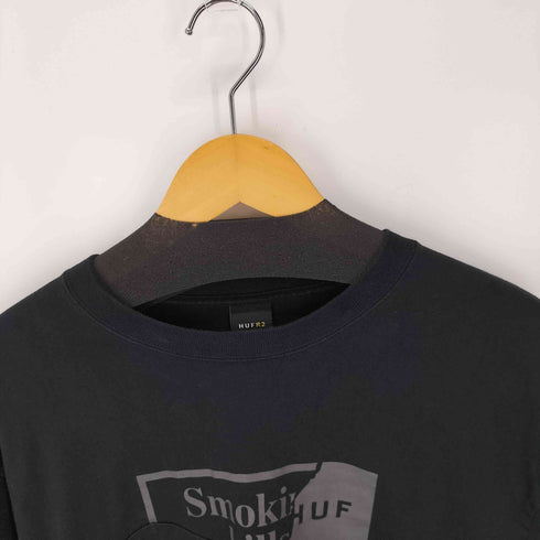 ハフ HUF Smoking kills ボックスロゴプリントL/S TEE メンズ JPN:L