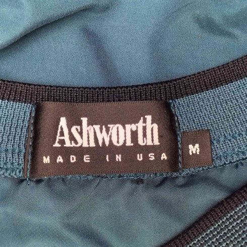 アシュワース ASHWORTH Vネック 袖刺繍 プルオーバー メンズ JPN:M