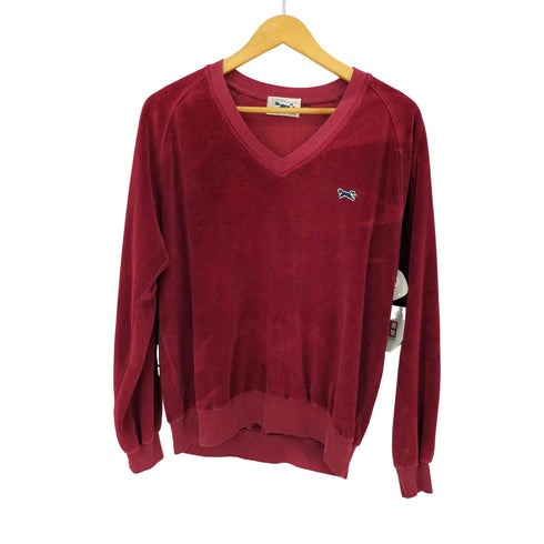 ザフォックスコレクション THE FOX COLLECTION 80S Vネックベロアプルオーバー メンズ import:L