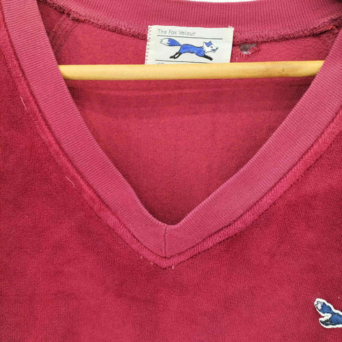 ザフォックスコレクション THE FOX COLLECTION 80S Vネックベロアプルオーバー メンズ import:L