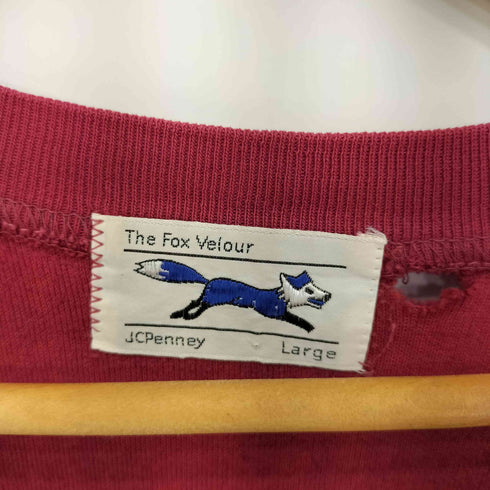 ザフォックスコレクション THE FOX COLLECTION 80S Vネックベロアプルオーバー メンズ import:L