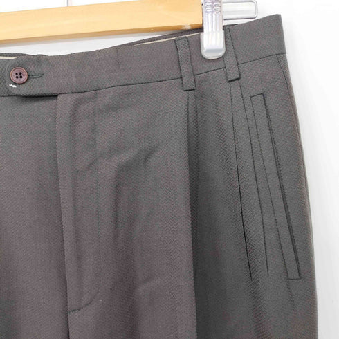 ZANELLA イタリア製 ウール4タックスラックスパンツ OPTIジップ メンズ