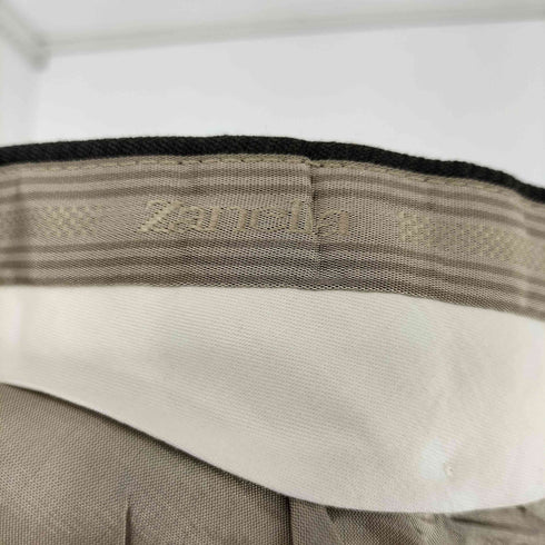 ZANELLA イタリア製 ウール4タックスラックスパンツ OPTIジップ メンズ
