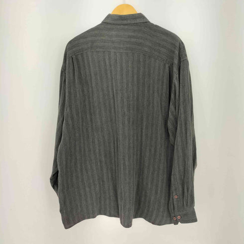 LDS STUDIO 90SコットンヘリンボーンストライプL/Sシャツ メンズ import:XL