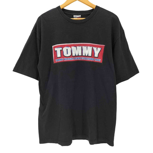 トミージーンズ tommy jeans S/S USA製 ロゴプリントTシャツ メンズ JPN:L
