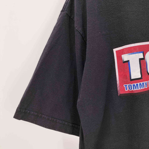 トミージーンズ tommy jeans S/S USA製 ロゴプリントTシャツ メンズ JPN:L
