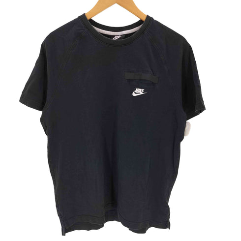 ナイキ NIKE Solid Color Chest Pocket Round Neck Casual Short Sleeve メンズ JPN:XL