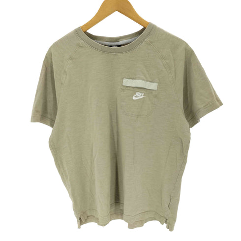 ナイキ NIKE Solid Color Chest Pocket Round Neck Casual Short Sleeve メンズ JPN:XL