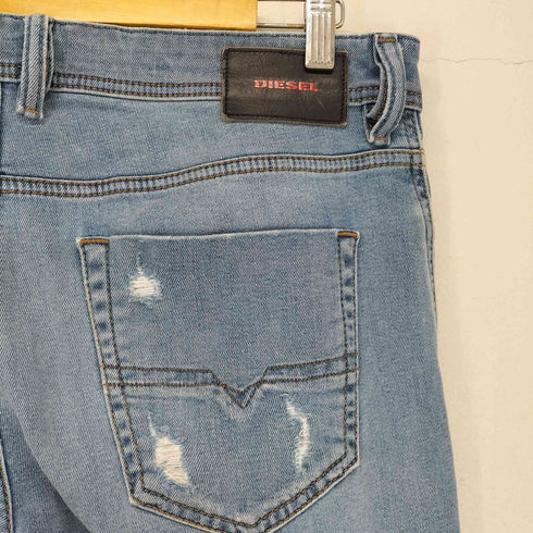 ディーゼル DIESEL DEEPZIP ダメージデニムパンツ メンズ US:32-33
