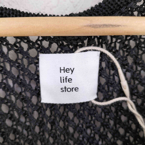ヘイライフストア Hey life store mesh linen knit dress レディース FREE