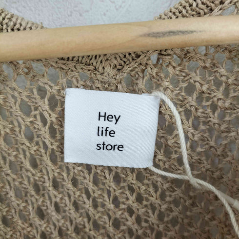 ヘイライフストア Hey life store mesh linen knit dress レディース FREE