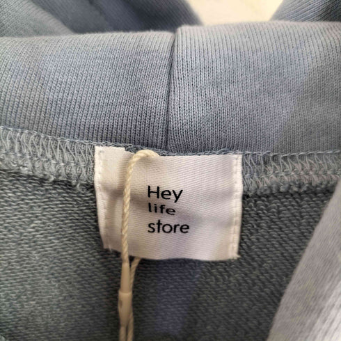 ヘイライフストア Hey life store damaged hoodie レディース FREE