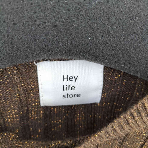 ヘイライフストア Hey life store glitter knit レディース FREE