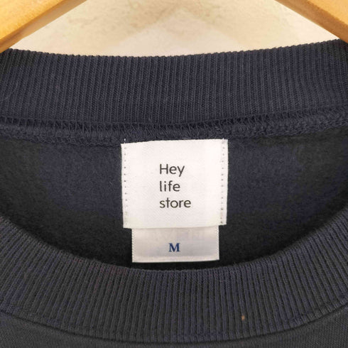 ヘイライフストア Hey life store crew neck sweat レディース JPN:M