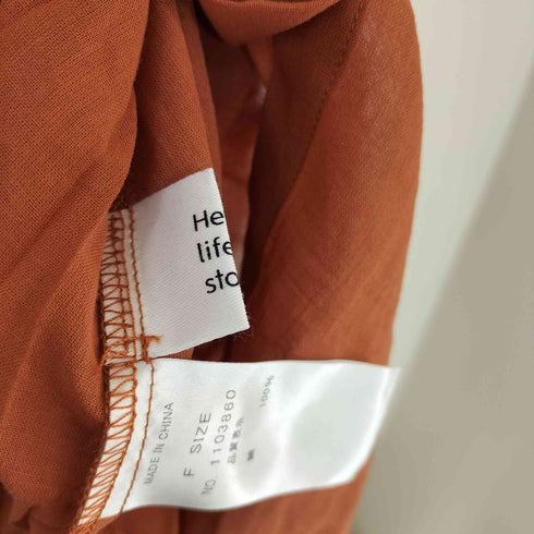ヘイライフストア Hey life store over size shirt レディース FREE