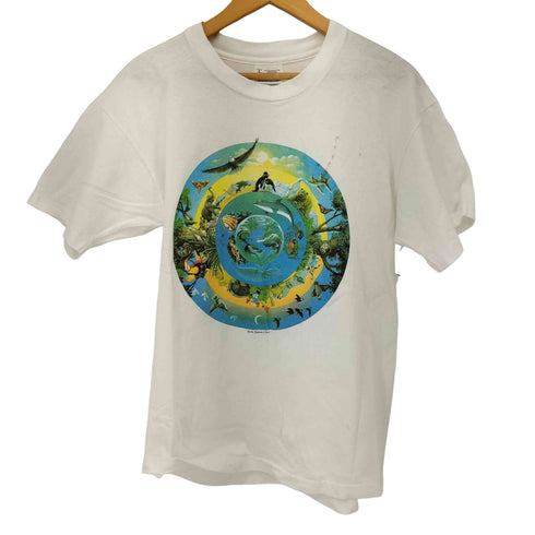 90S Human-i-Tees 1994コピーライト入り フロントプリントTシャツ メンズ import:L
