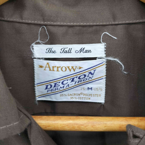 アロー ARROW 60S THE TALL MAN オープンカラーシャツ メンズ 15 1/2
