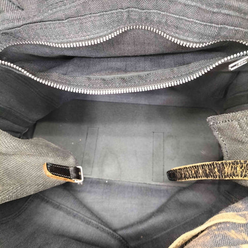 コムデギャルソン COMME des GARCONS 53225320 レザーハンドルキャンバストートバッグ メンズ