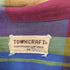タウンクラフト TOWNCRAFT 40S コットンチェックオープンカラーシャツ メンズ import:M