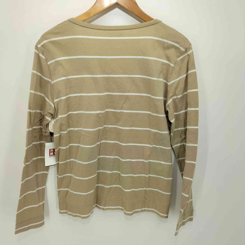 バーバリーロンドン BURBERRY LONDON ロゴ刺繍 ボーダーカーディガン カットソー レディース import:L
