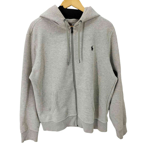 ポロラルフローレン POLO RALPH LAUREN HOOD/ZIP-UP スモールポニー刺繍ジップパーカー 杢グレー メンズ JPN:L