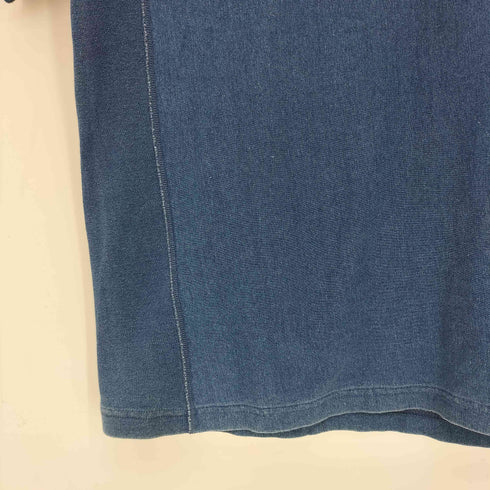 チャンピオン Champion REVERSE WAVE ロゴ刺繍 デニム地 ヘビーウェイトTシャツ メンズ JPN:M