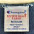 チャンピオン Champion REVERSE WAVE ロゴ刺繍 デニム地 ヘビーウェイトTシャツ メンズ JPN:M