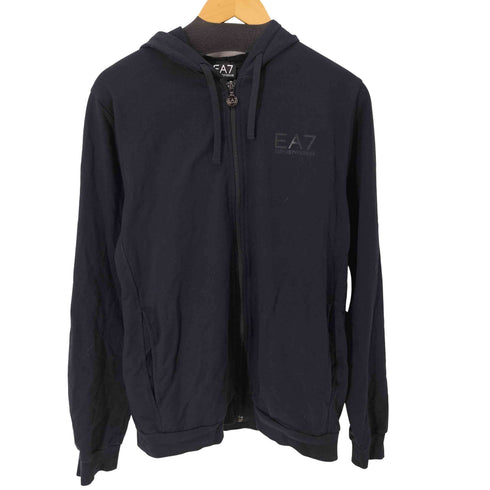 エンポリオアルマーニイーエーセブン EMPORIO ARMANI EA7 ロゴプリントジップパーカー ワンポイント メンズ JPN:XL