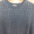 DEN-M-NIT インディゴケーブルニット メンズ import:M