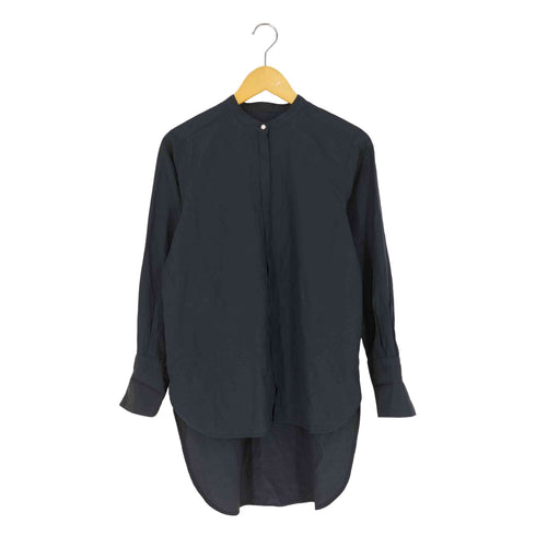 ナノユニバース NANO universe シルキータッチスタンドロングシャツ レディース JPN:36