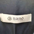 ナノユニバース NANO universe シルキータッチスタンドロングシャツ レディース JPN:36