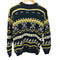 ノーティカ NAUTICA 旧タグ 総柄モックネックニット メンズ import:L