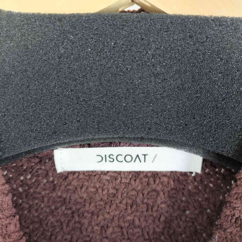 ディスコート Discoat エルボーパッチカノコモールモックネックニット レディース FREE