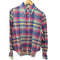 ラルフローレン RALPH LAUREN マルチカラーリネンチェックシャツ メンズ import:M