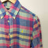 ラルフローレン RALPH LAUREN マルチカラーリネンチェックシャツ メンズ import:M