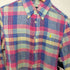 ラルフローレン RALPH LAUREN マルチカラーリネンチェックシャツ メンズ import:M