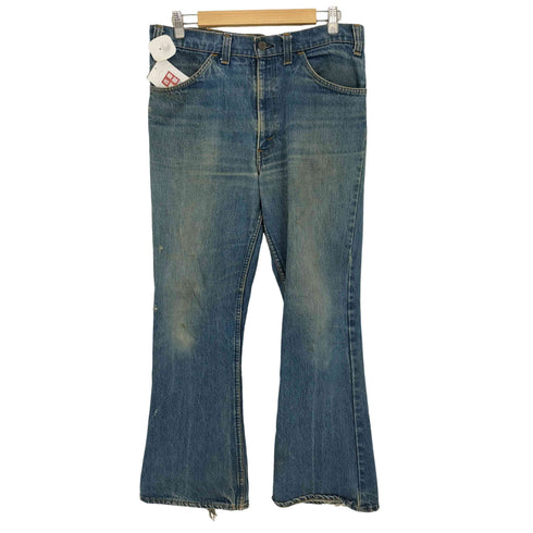 リーバイス Levis 80s ボタン裏刻印653 収縮率3% リーバイスジップ オレンジタブ ベルボトム 646? メンズ W34