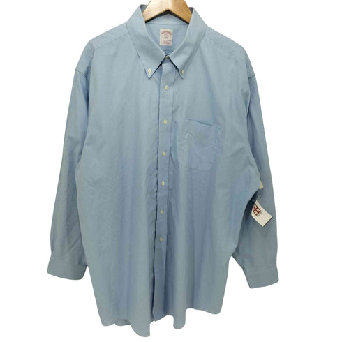 ブルックスブラザーズ 346 BROOKS BROTHERS 千鳥格子柄 ボタンダウン ロングスリーブシャツ メンズ 18-4/5