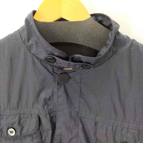 アルマーニジーンズ ARMANI JEANS アームワッペン ナイロンミリタリージャケット 裏地メッシュ メンズ import:L